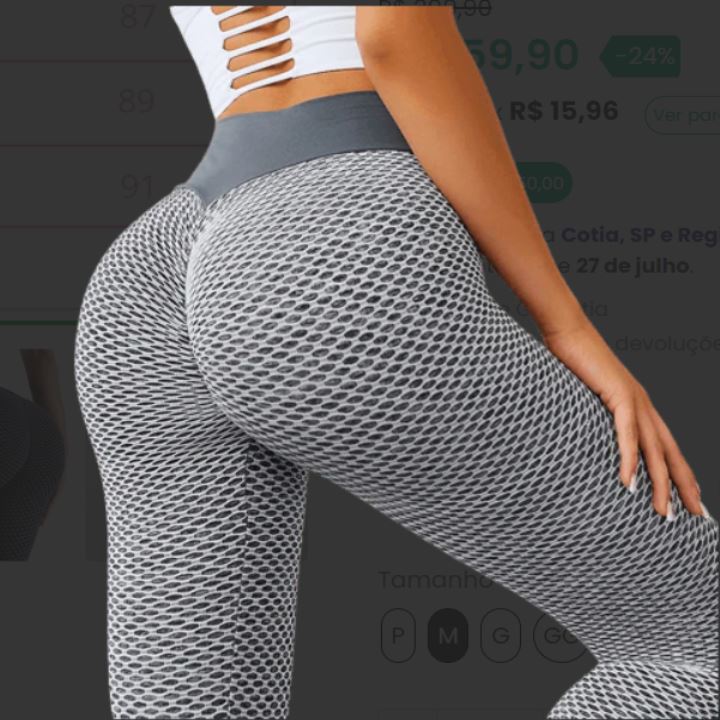 Calça Legging Levanta Bumbum 3D- Original